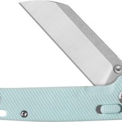 Couteau QSP Penguin Lame Acier 14C28N Two-Tone Manche FRN Bleu Glyde Lock IKBS QS130GLD1