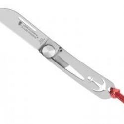 Couteau LONDON Claude DOZORME  lame pied de mouton acier X50CrMoV15 manche inox