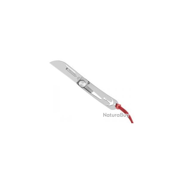 Couteau LONDON Claude DOZORME  lame pied de mouton acier X50CrMoV15 manche inox