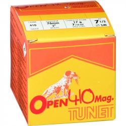 Cartouches Tunet Open 410 Subsonique 17g BJ - Cal. 410 Mag x10 boites