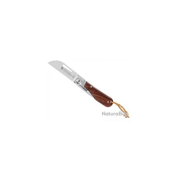Couteau LONDON Claude DOZORME  lame pied de mouton acier X50CrMoV15 manche habillage vallernia