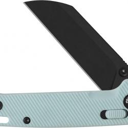 Couteau QSP Penguin Lame Acier 14C28N Blk Manche FRN Bleu Glyde Lock IKBS QS130GLD2