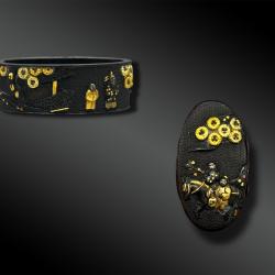 ENSEMBLE Fuchi Kachira - Japon - Période Edo (1603-1868)
