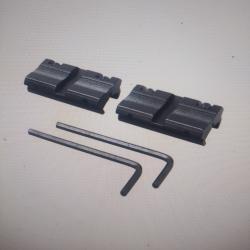 Rail de conversion Weaver/picatinny de 11mm a 20mm ROG hunting