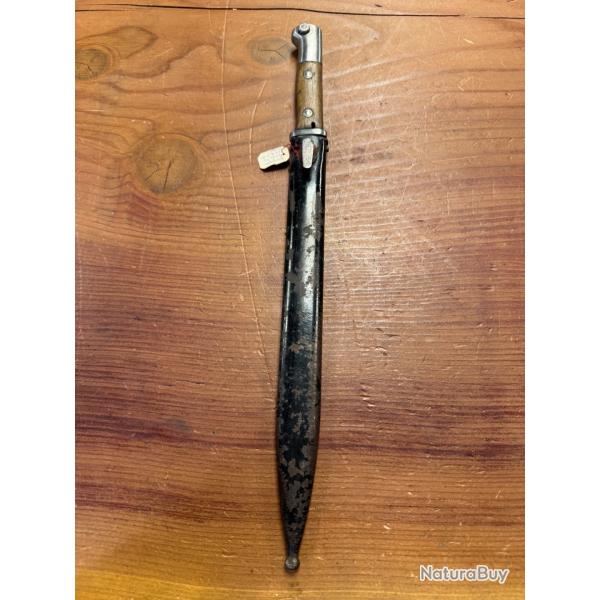 baionette allemande modle 14 plaquettes fixes par rivts