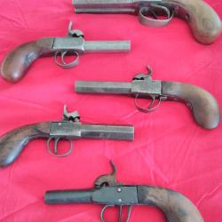 Lot de pistolets de coffre