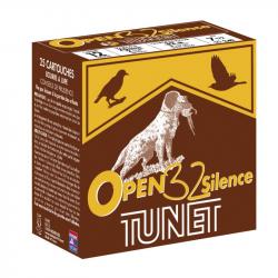 Cartouches Tunet Open 32 Silence 32g BJ - Cal. 12 x10 boites