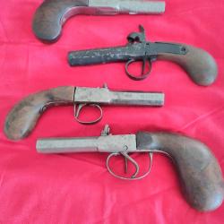 Lot de pistolets de coffre pour pièces