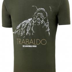 T-shirt TRABALDO sanglier kaki