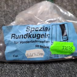 Balles rondes HN (~50) - .560- (14,25mm)