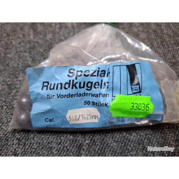 Balles rondes HN (~50) - .560- (14,25mm)