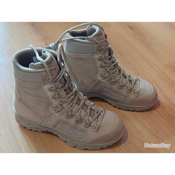 Chaussures militaires, LOWA Elite Desert, sable