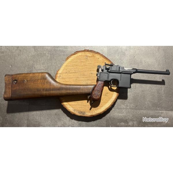 ENCHERES 1 - MAUSER C96 7.63 + CROSSE