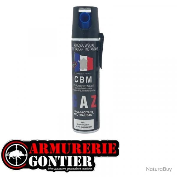 Bombe lacrymogne anti agression SAPL GAZ CS 75ML