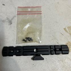 Rail de 21 mm pour collier Leupold QRW2 avec ses 4 vis