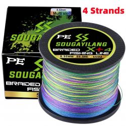tresses 12 brins/8 brins/4 brins ligne de pêche 550M 350M 150M voir photo 4 strand Multicolor 350M 0
