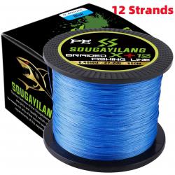 tresses 12 brins/8 brins/4 brins ligne de pêche 550M 350M 150M voir photo 12 strand Blue 150M 0.26MM