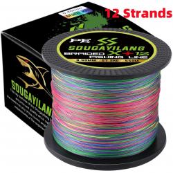tresses 12 brins/8 brins/4 brins ligne de pêche 550M 350M 150M voir photo 12 strand Multicolor 150M 