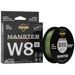tresse W8 II série 500M 8 brins PE tressée avancée anti-UV revêtement résistant à l'eau de mer Low-V