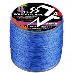 300M 500M 8 brins 4 brins tressé ligne de pêche 18-88LB Multifilament X8 voir photos blue 4 Strand 3
