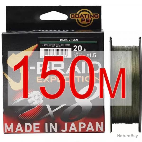 tresse en PE et  8 brins, fil de 300m, 100lb, fabriqu au Japon, pour bateau en mer 150M - Drak Gre