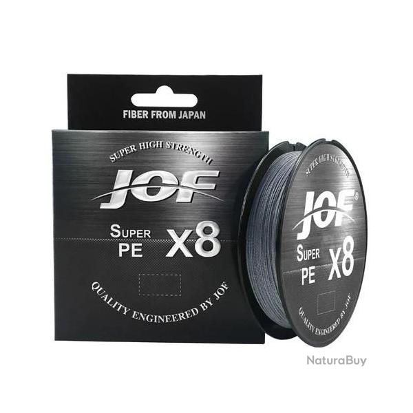 tresses 8 brins 20-100LB X8 LGray 500m-6.0-80LB Grande ligne
