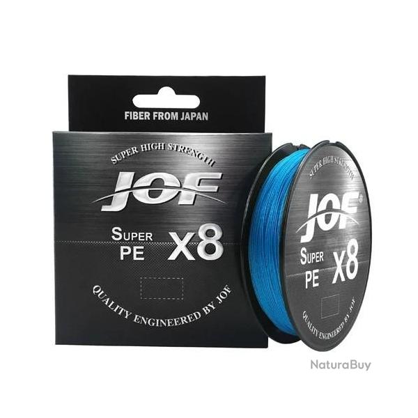 tresses 8 brins 20-100LB X8 Blue 300m-1.0-20LB Grande ligne