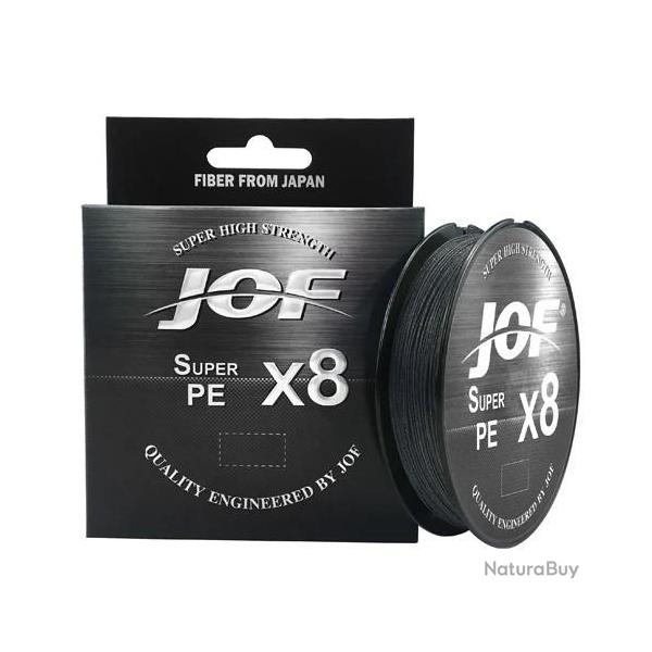 tresses 8 brins 20-100LB X8 Black 150m-1.0-20LB Grande ligne