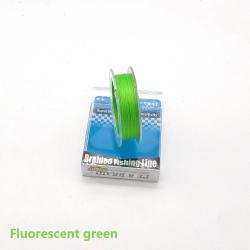 tresse PE 100M 8,0.6-8.0 Ligne principale lisse et résistante à l'usure, 3 couleurs,  green 1.0