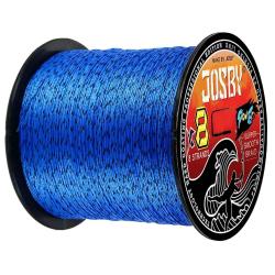Tresses 8 brins tressé ligne de pêche Multifilament moucheté 8X PE fil 100M 300M 500M  Speckled Blue