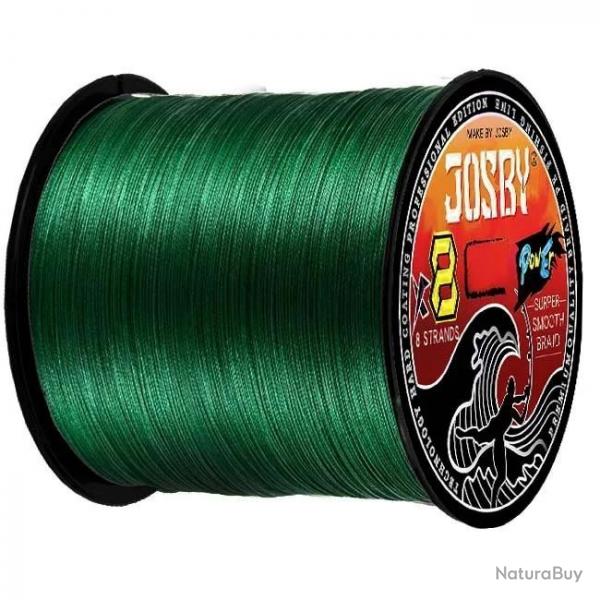 Tresses 8 brins tress ligne de pche Multifilament mouchet 8X PE fil 100M 300M 500M  Green 100M-0.