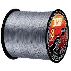 Tresses 8 brins tressé ligne de pêche Multifilament moucheté 8X PE fil 100M 300M 500M  Gray 100M-0.2