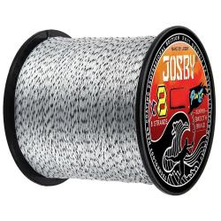 Tresses 8 brins tressé ligne de pêche Multifilament moucheté 8X PE fil 100M 300M 500M  Speckled Gray