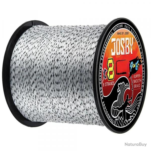 Tresses 8 brins tress ligne de pche Multifilament mouchet 8X PE fil 100M 300M 500M  Speckled Gray