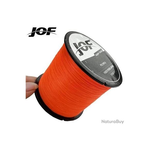 Tresses 8 brins 1000M 500M 300M 100M ligne de pche tresse multicolore 100 PE Orange 300M 0.16MM 22