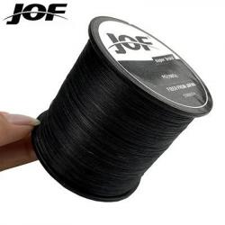 Tresses 8 brins 1000M 500M 300M 100M ligne de pêche tressée multicolore 100 PE Black 1000M 0.37MM 52