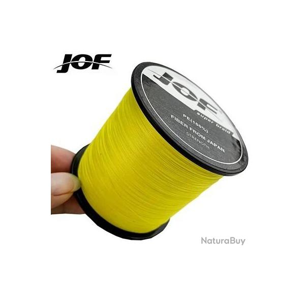 Tresses 8 brins 1000M 500M 300M 100M ligne de pche tresse multicolore 100 PE Yellow 1000M 0.37MM 5