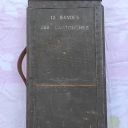 caisse pour bande munitions mod. 1915 de mitrailleuse Hotchkiss