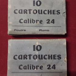 Cartouches a broches Cal 24