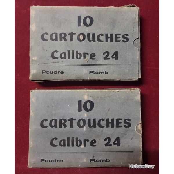 Cartouches a broches Cal 24