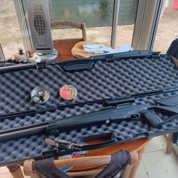CARABINE 70 joules PCP RANGER XM1  calibre 6,35mm. EN STOCK. Très bon état. Bien puissante.