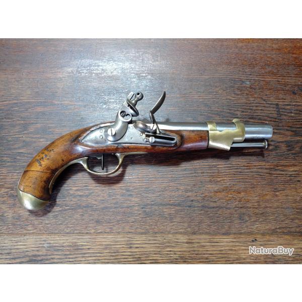 Pistolet de cavalerie  silex - belgique lige - vers 1800 - BE