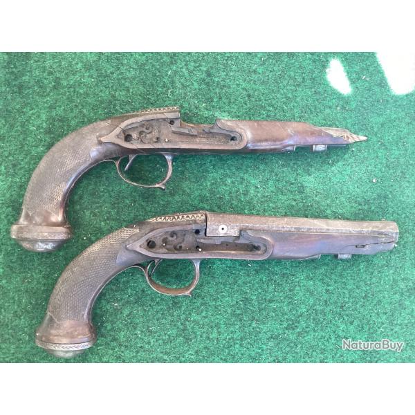 Paire de pistolets  restaurer