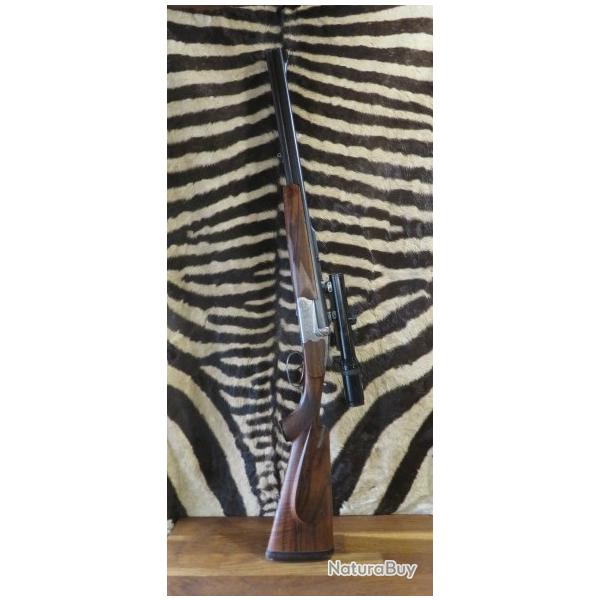 Express Drilling Artisan Allemand cal.8x57JRS - 20/76 lisse canons 56 cm - lunette S&B 1.25-4x20
