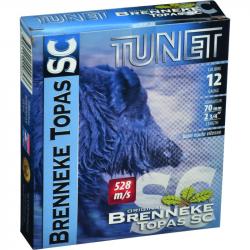 Cartouches Tunet Brenneke Topas SC 20g BJ - Cal.12 x5 boites