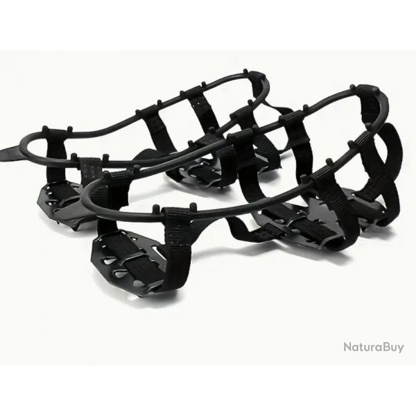 Crampons antidrapants 24 pointes en acier
