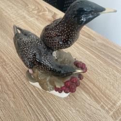 Oiseau porcelaine allemande de nymphenburg fait à la main . Héritage familiale en parfait état