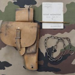 Lot PA MAC 50 - Etui cuir - dragonne- baguette - Livret