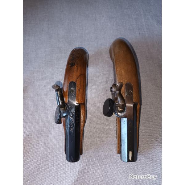 Pistolets derringer Philadelphia poudre noire