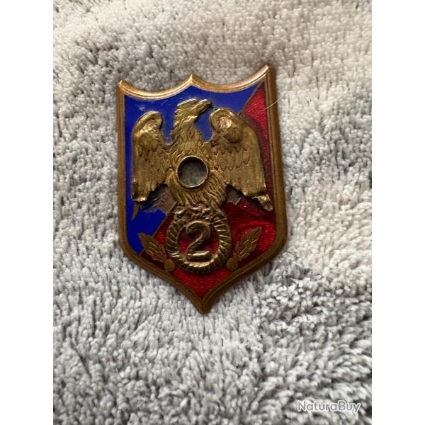 Insigne du 2eme rgiment de la garde Marseille 1941 - 1943